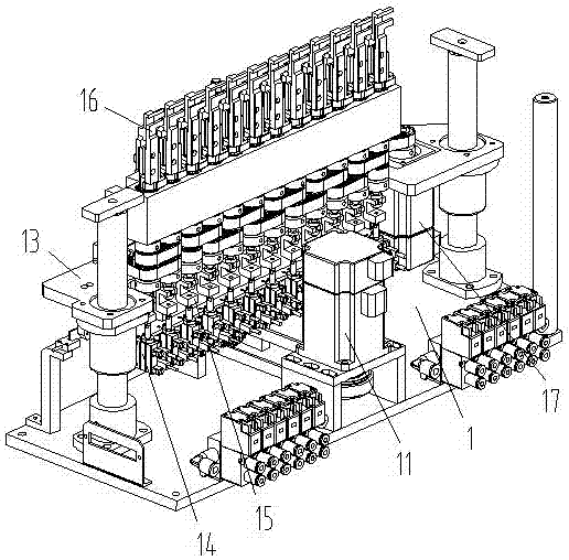 Electrical inductance winding machine convenient for plugging wire