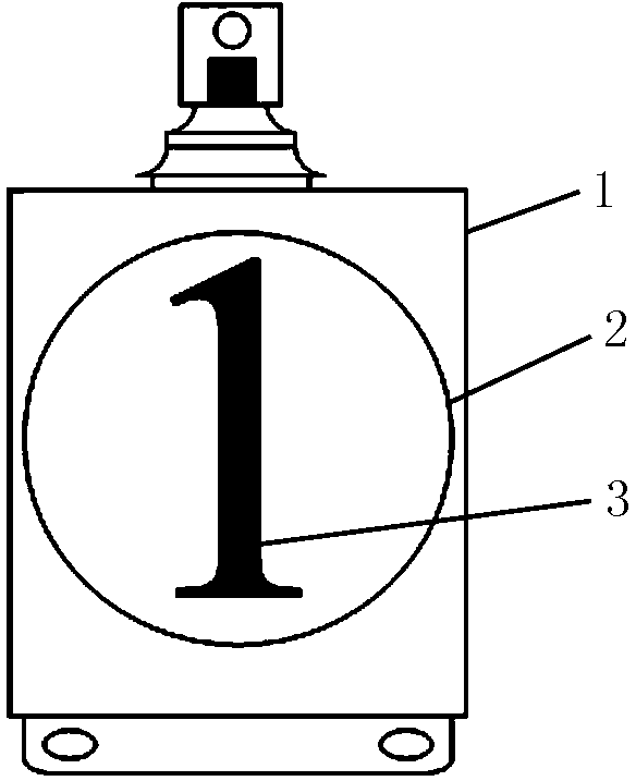 Discharge counter for line lightning arrester