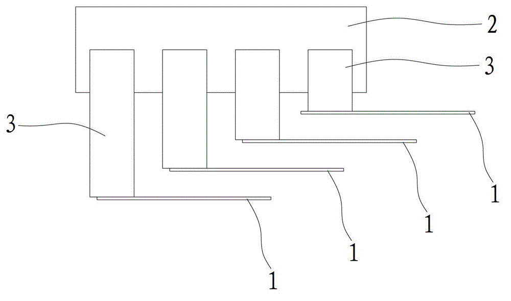 Circuit board connection structure