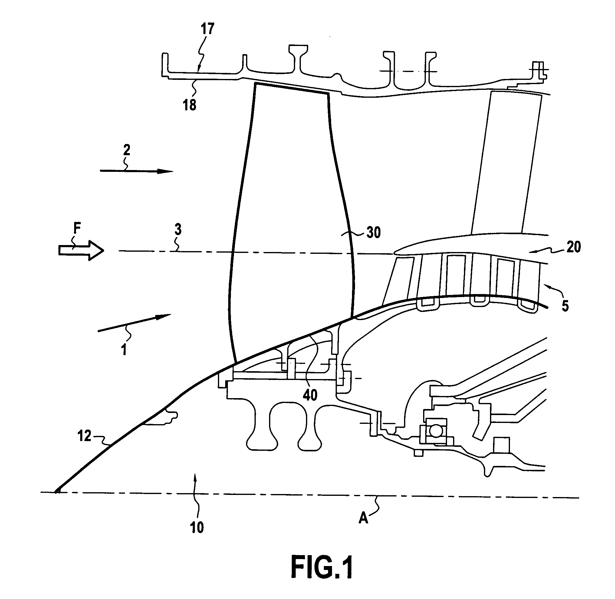 Fan platform fin