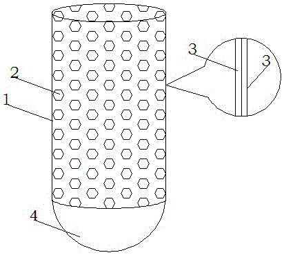 Non-falling mildew-proof chopsticks tube