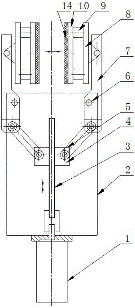 Grabbing mechanism of bicycle conveying platform