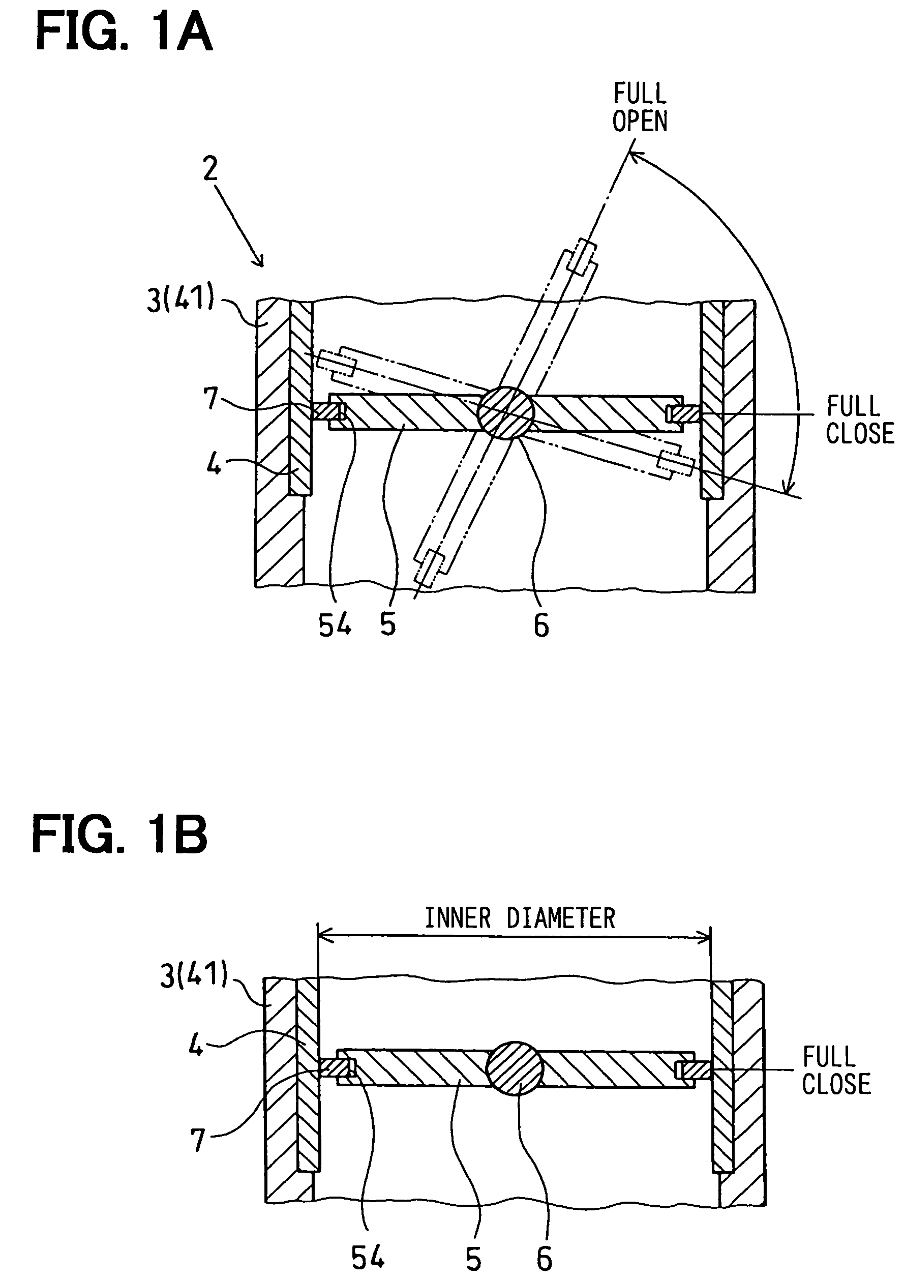 Emission gas recycling equipment having butterfly valve