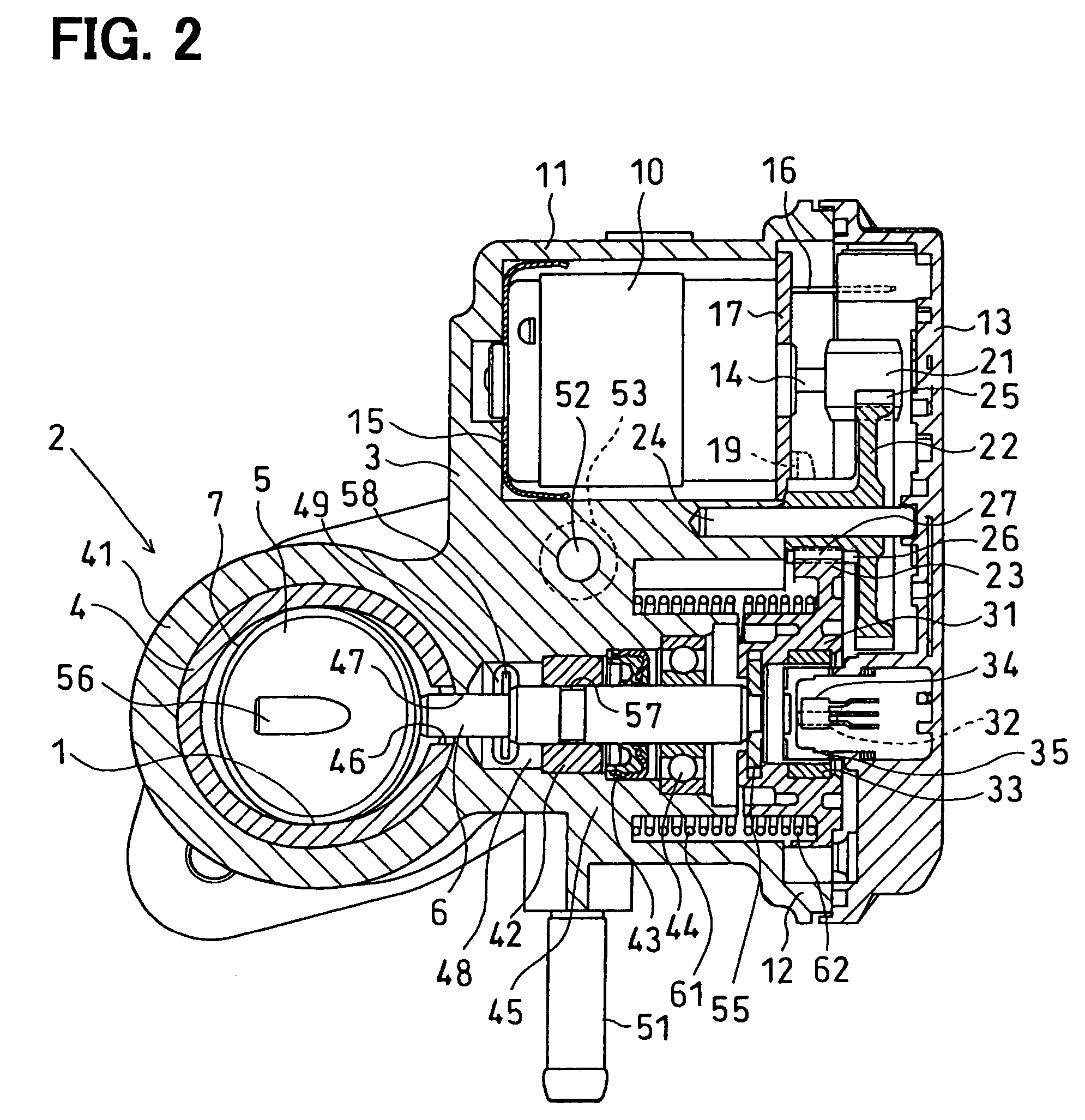 Emission gas recycling equipment having butterfly valve