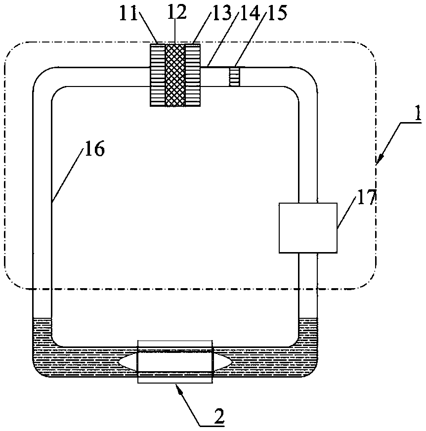 Liquid metal magnetohydrodynamic power generation system driven by single-stage loop traveling wave thermoacoustic engine