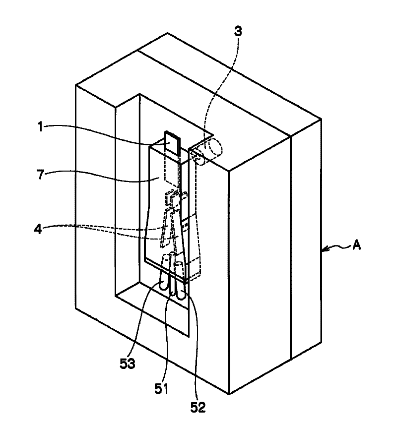 Device and microchip for sorting particles