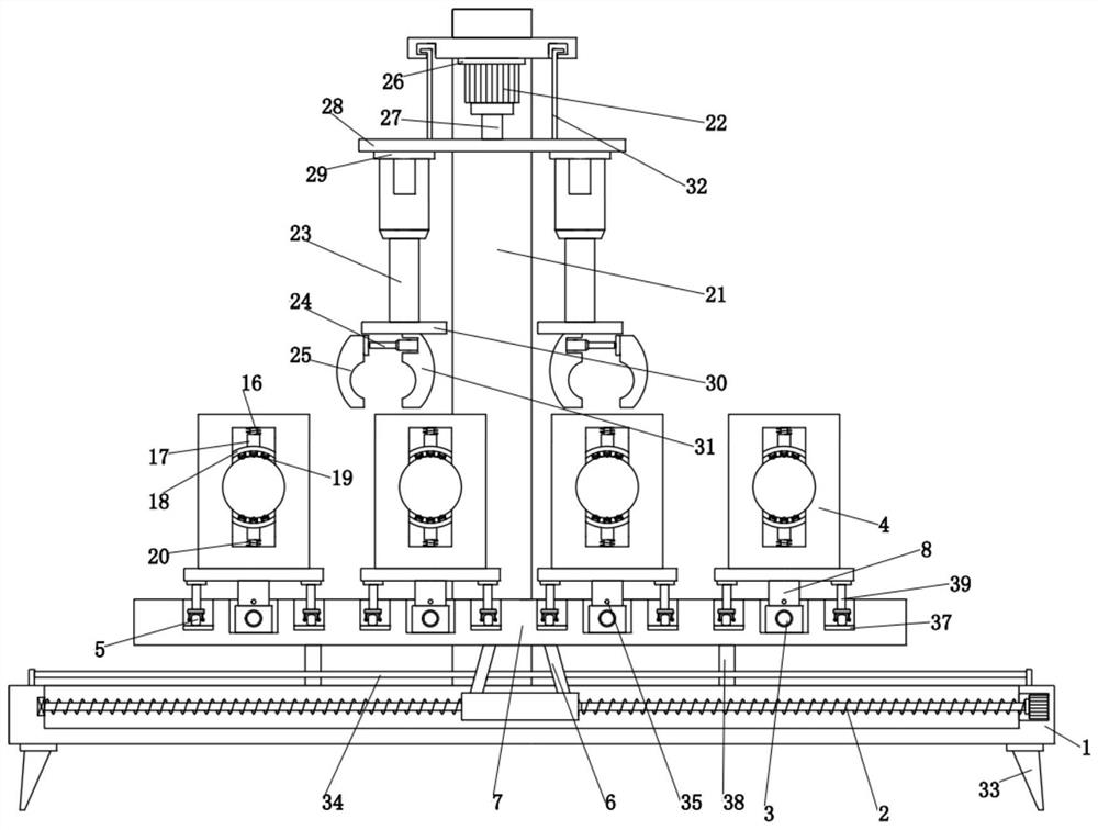 Tube pulling mechanism for cosmetic packaging bottle