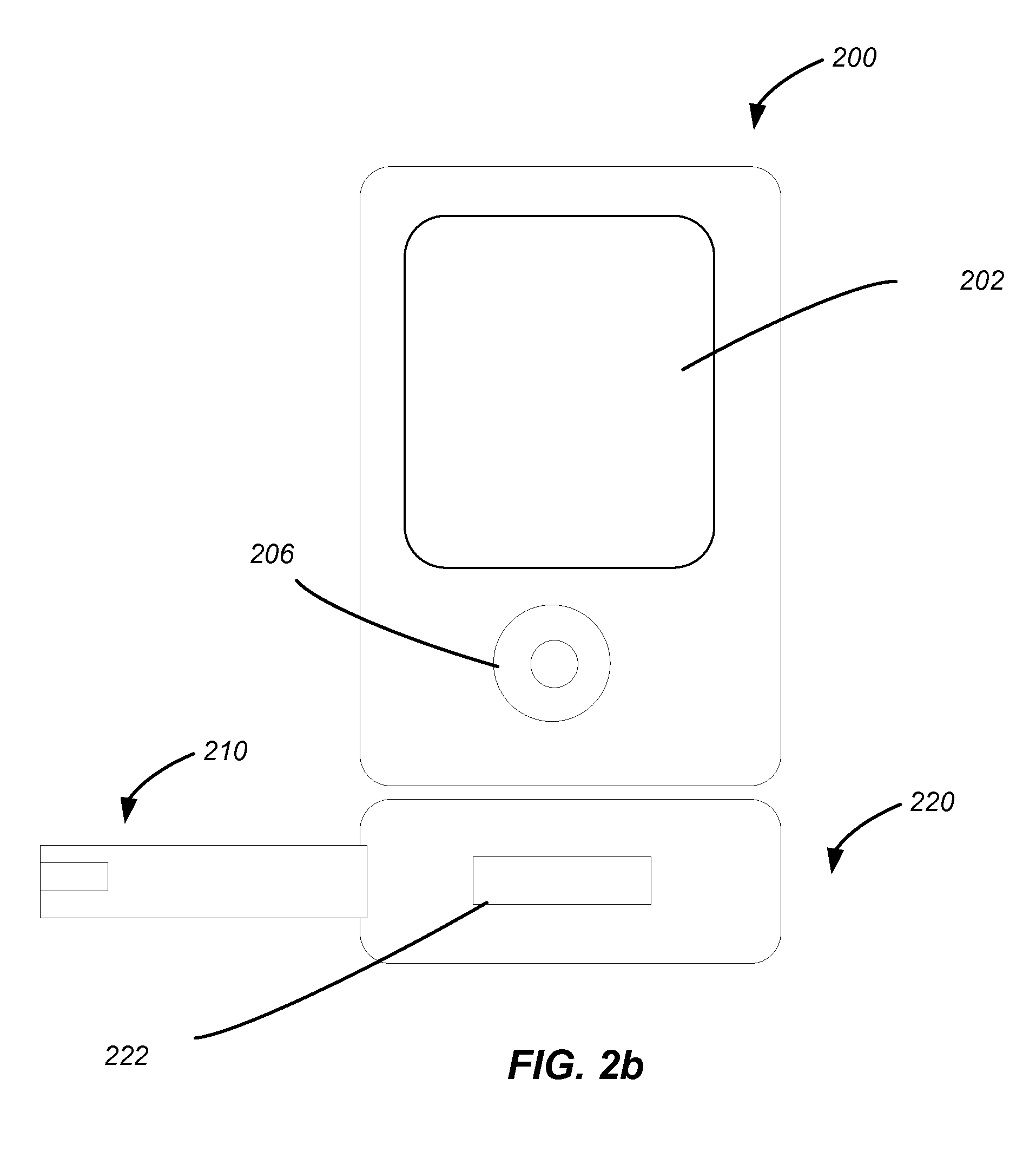 Glucose meter adaptable for use with handheld devices, and associated communication network