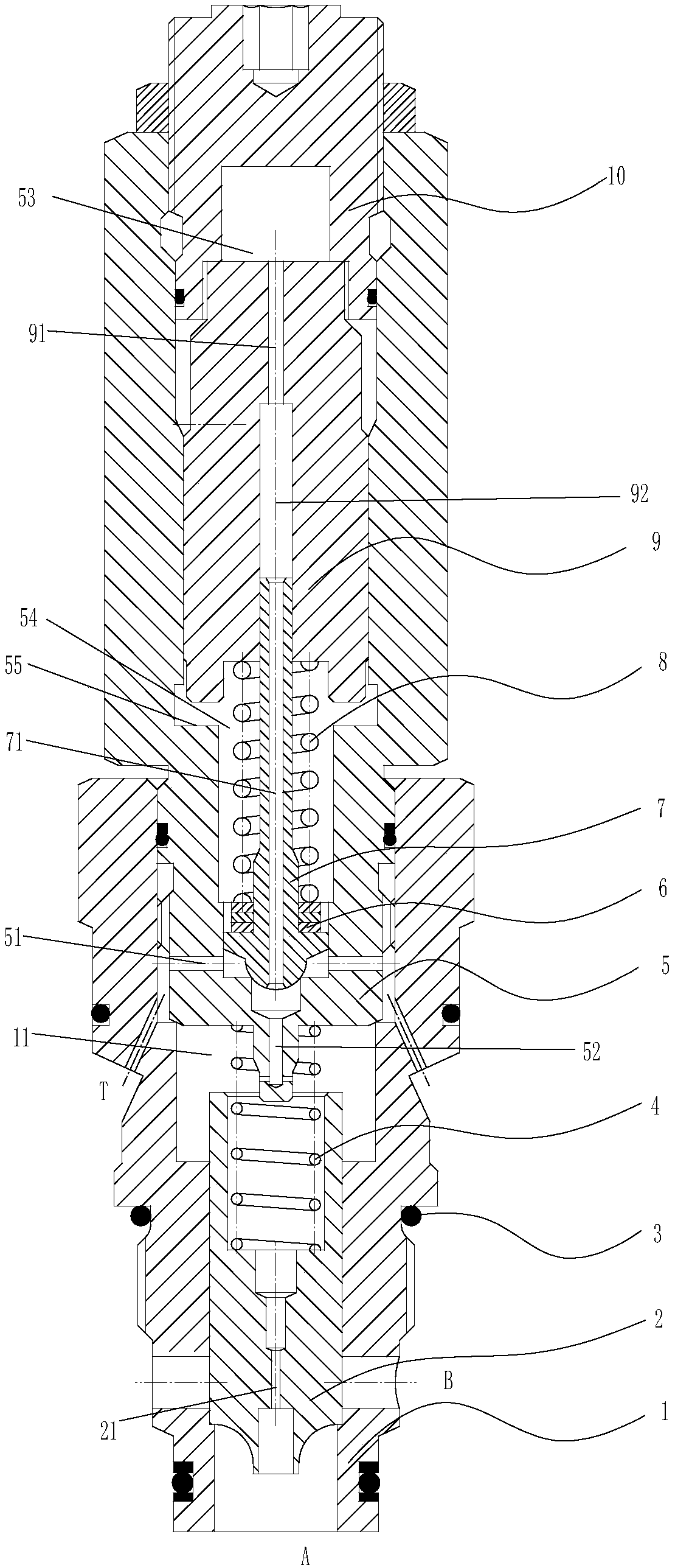 Plug-in type buffer valve