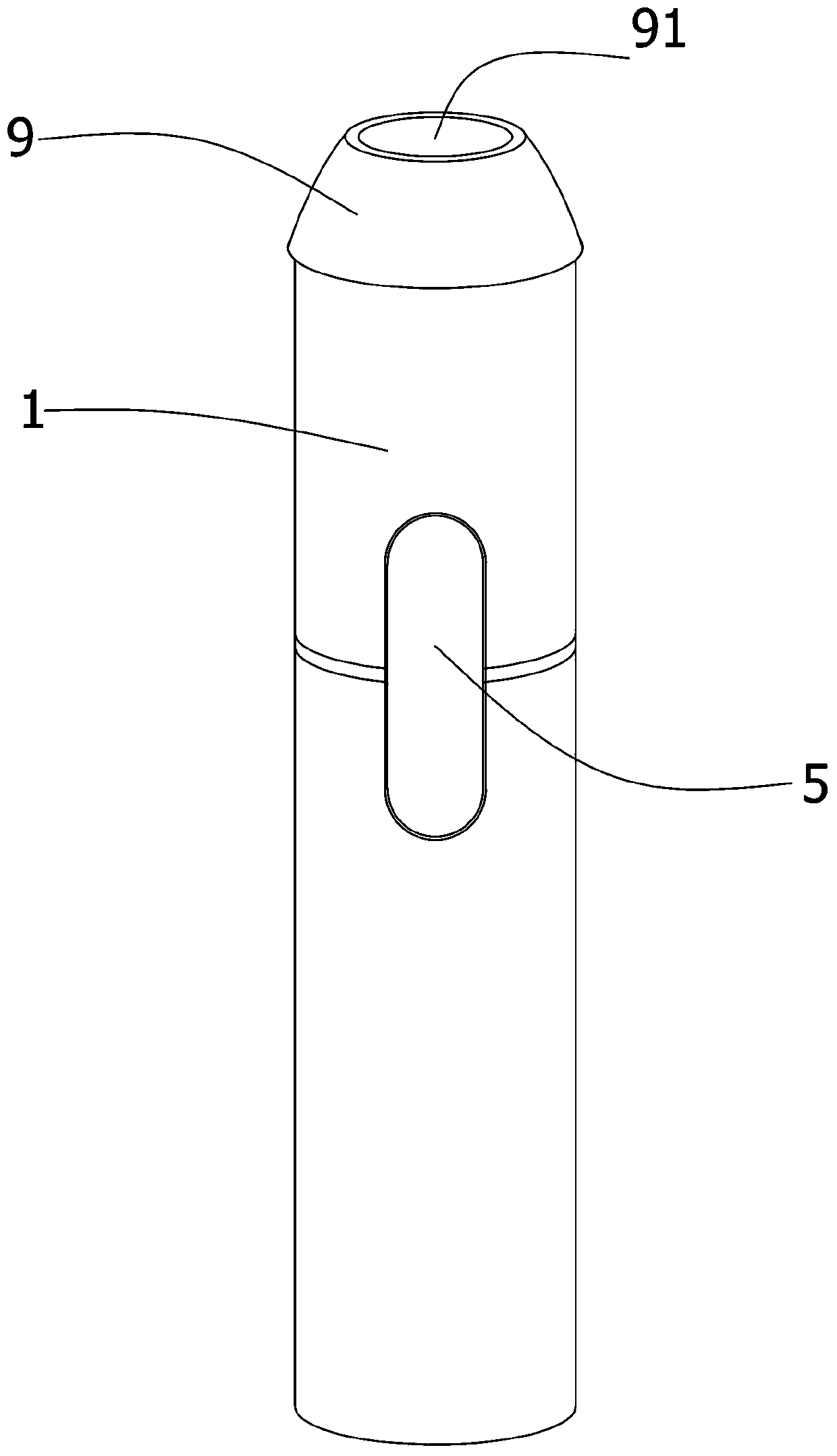 Heating non-combustion electronic cigarette appliance with smoke cartridge capable of automatically popping up