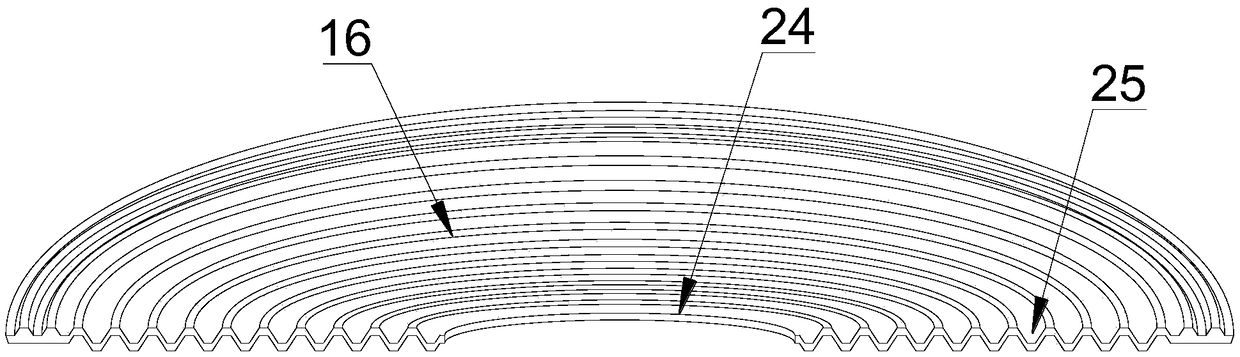 Intermediate sound frequency and high sound frequency integrated loudspeaker