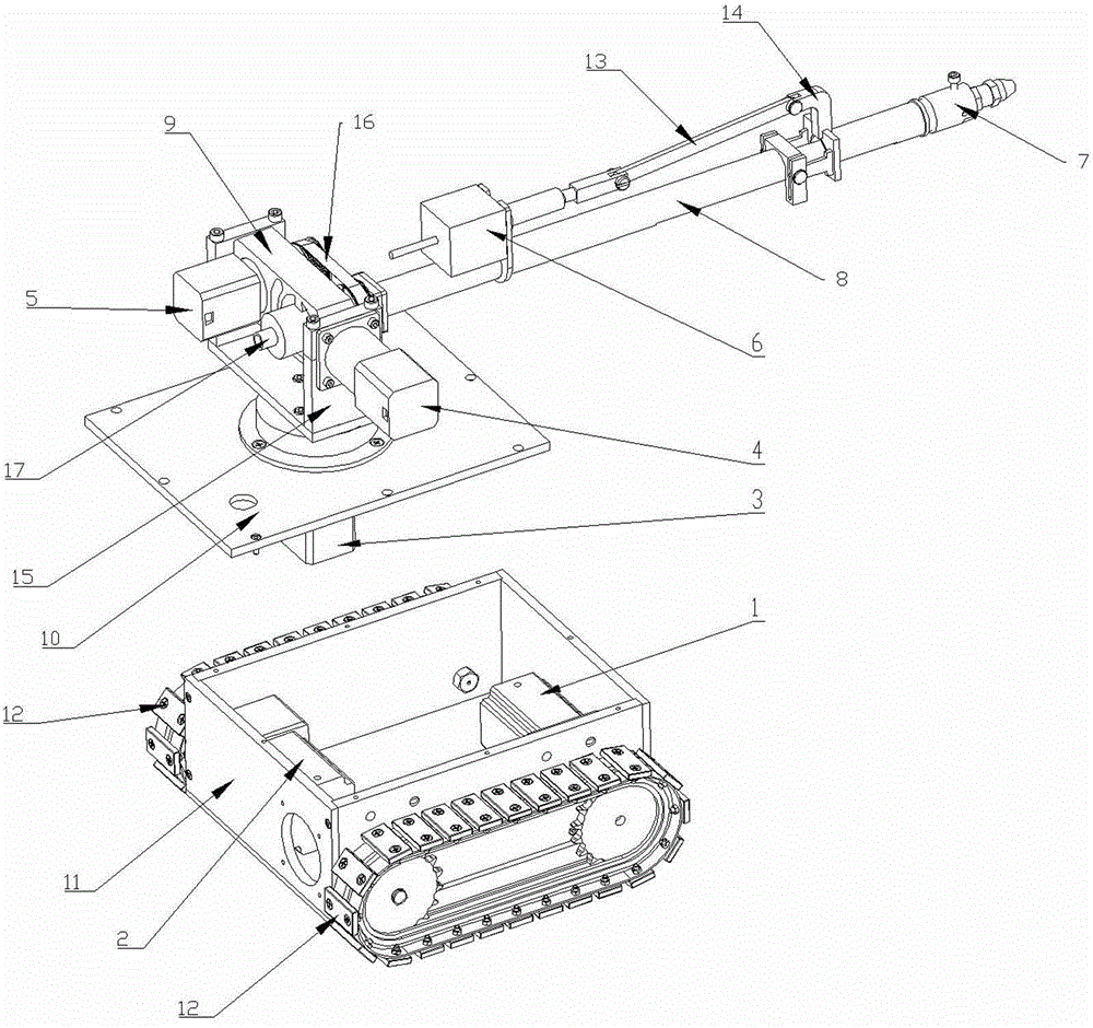 Pipeline cleaning robot and control method