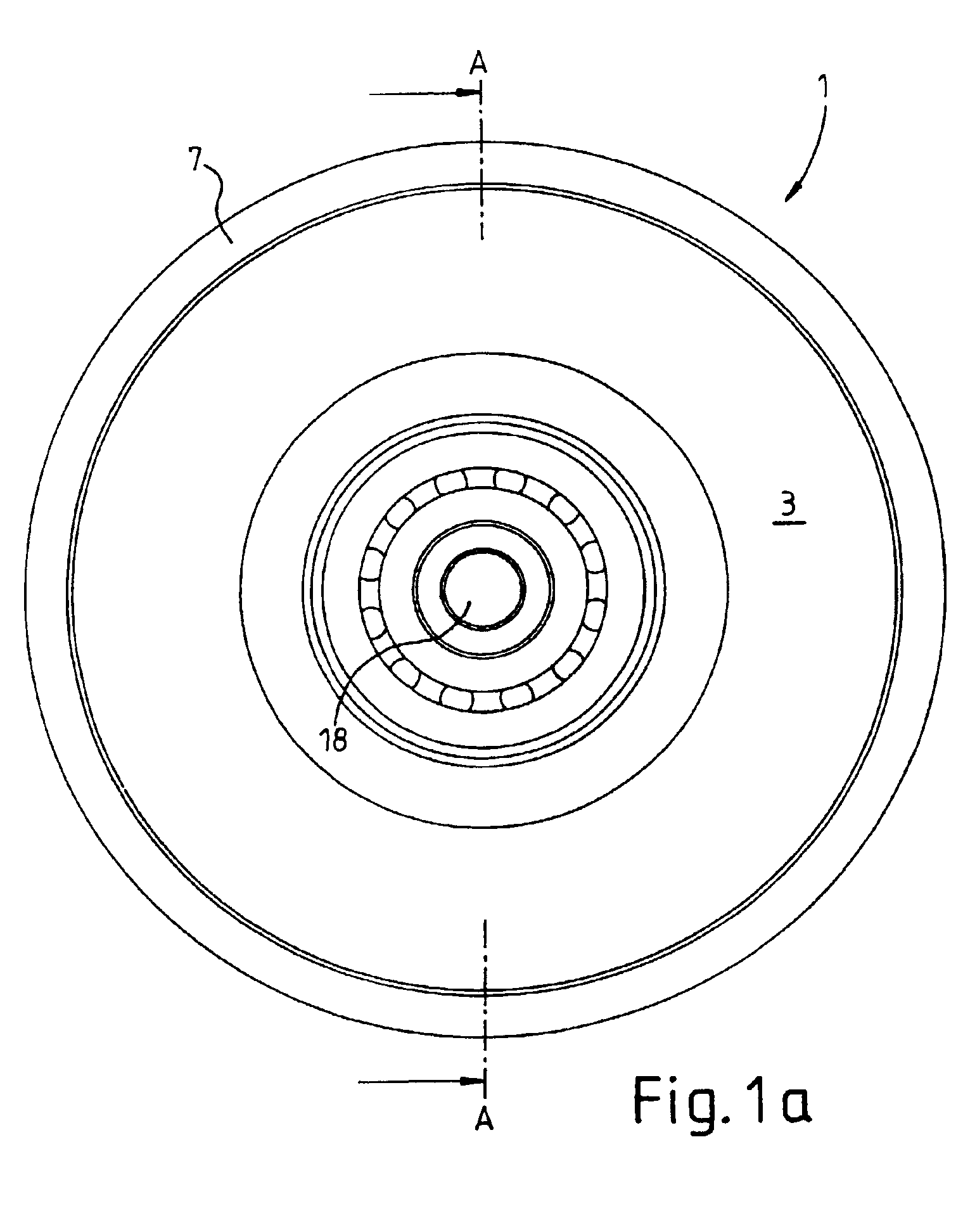 Drive member for a water pump of the cooling-water circuit of an internal combustion engine and frictional shift clutch