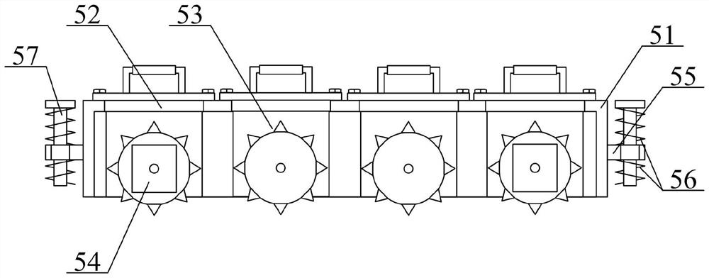 Adjustable boiler coal feeder anti-blocking device convenient to maintain