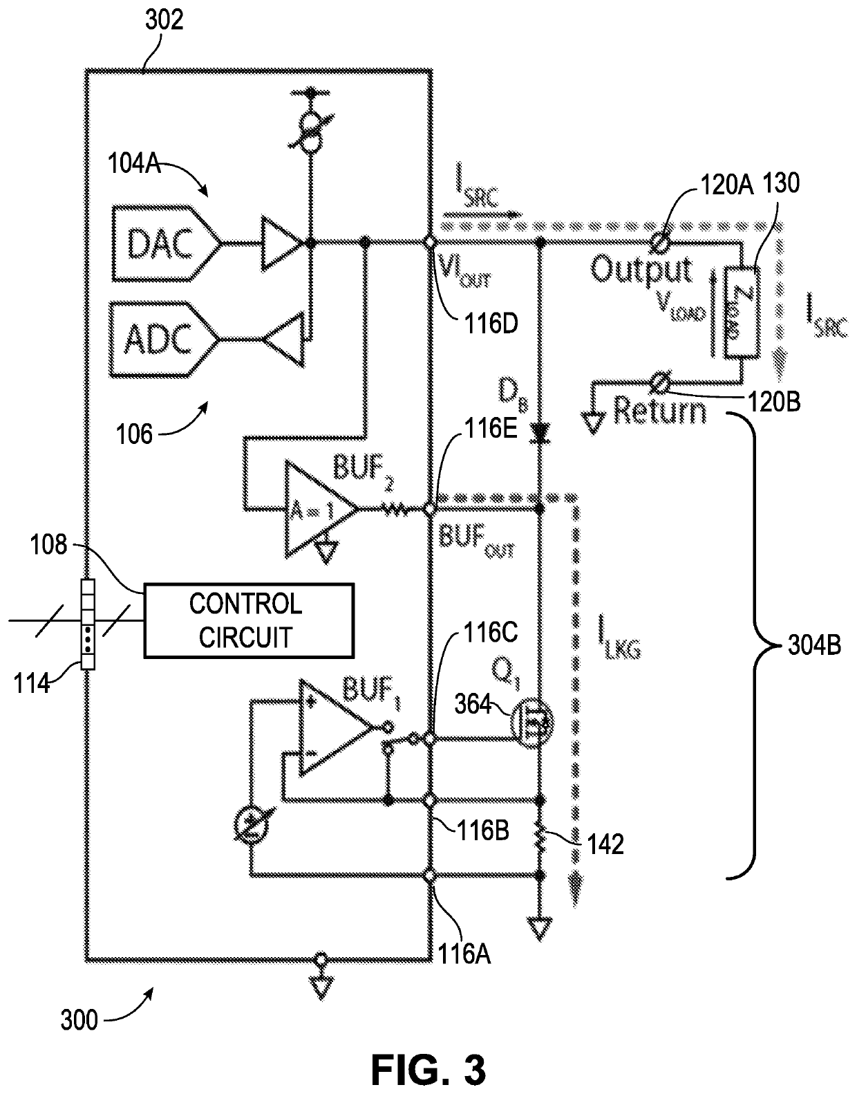 Leakage reduction for multi-function configurable circuit