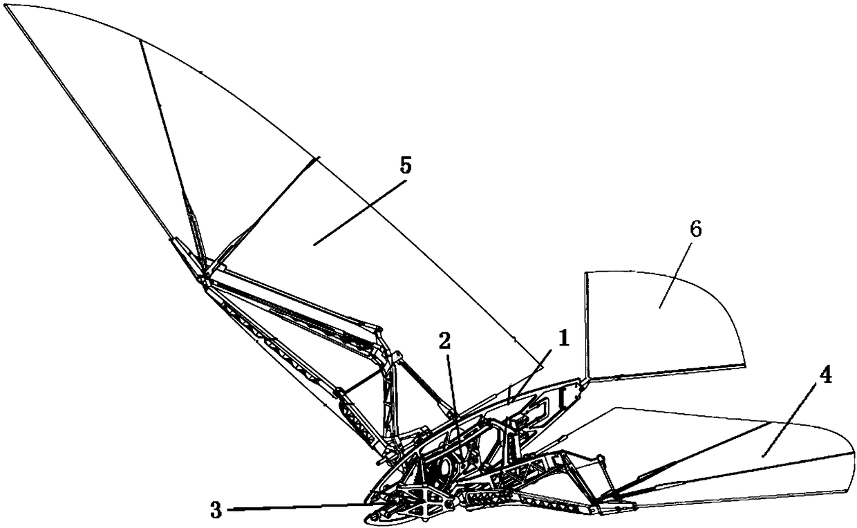 Bionic three-dimensional flapping wing aircraft based on cross axis hinge and driving method thereof