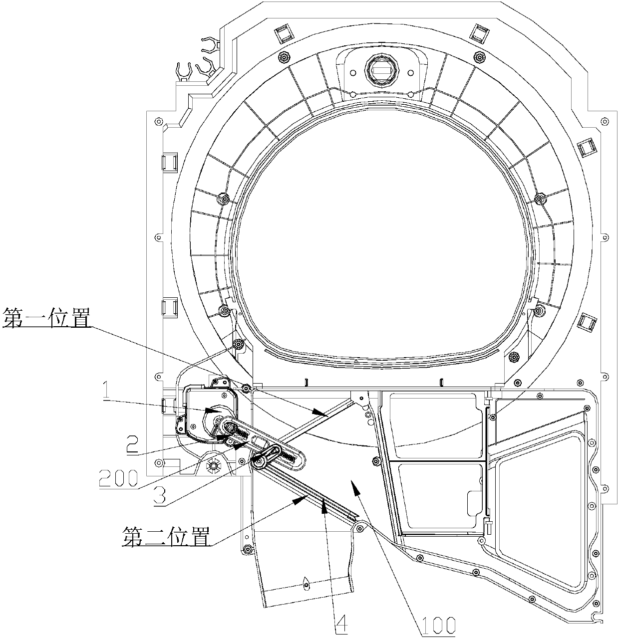 Shaft sleeve structure for installing air duct switching device and air duct switching device