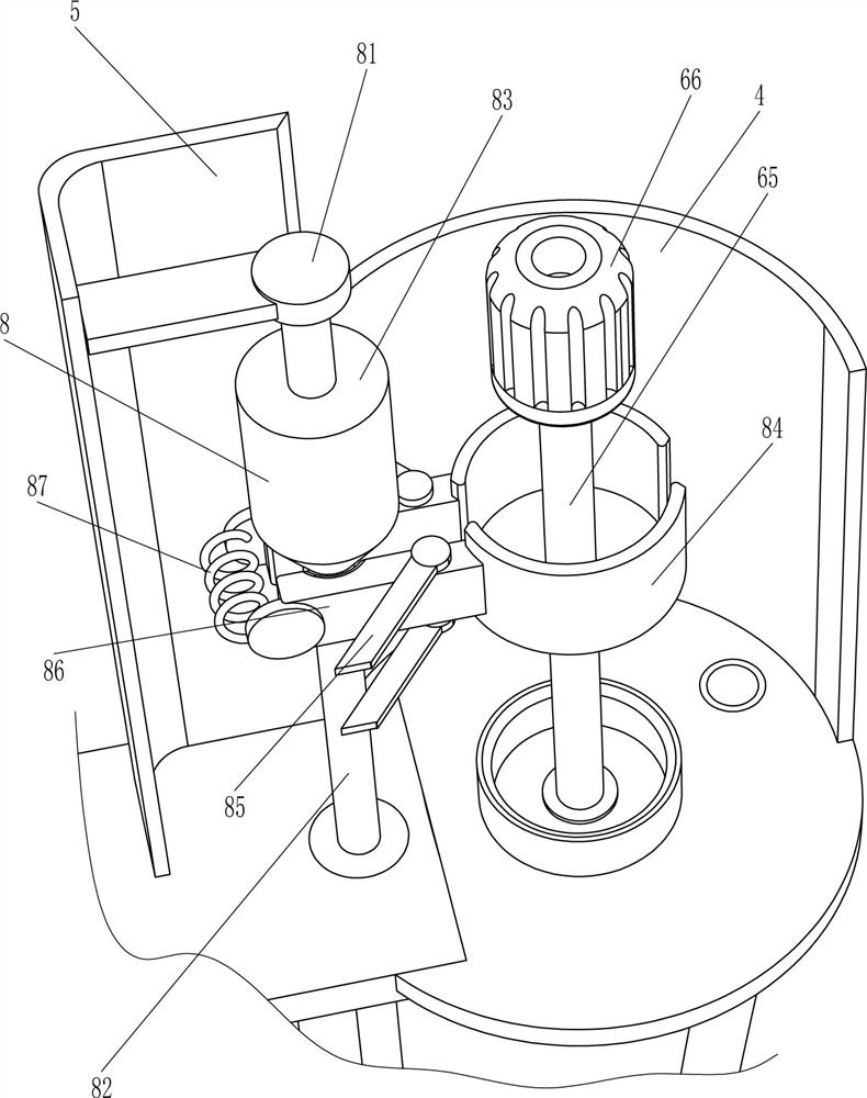 Sampling test tube cleaning equipment for clinical laboratory urine examination