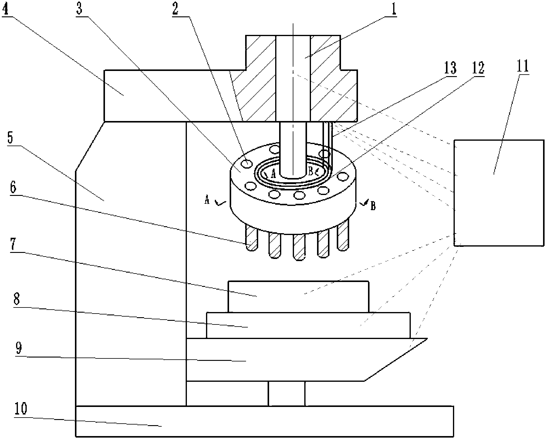 Combined numerical control milling machine