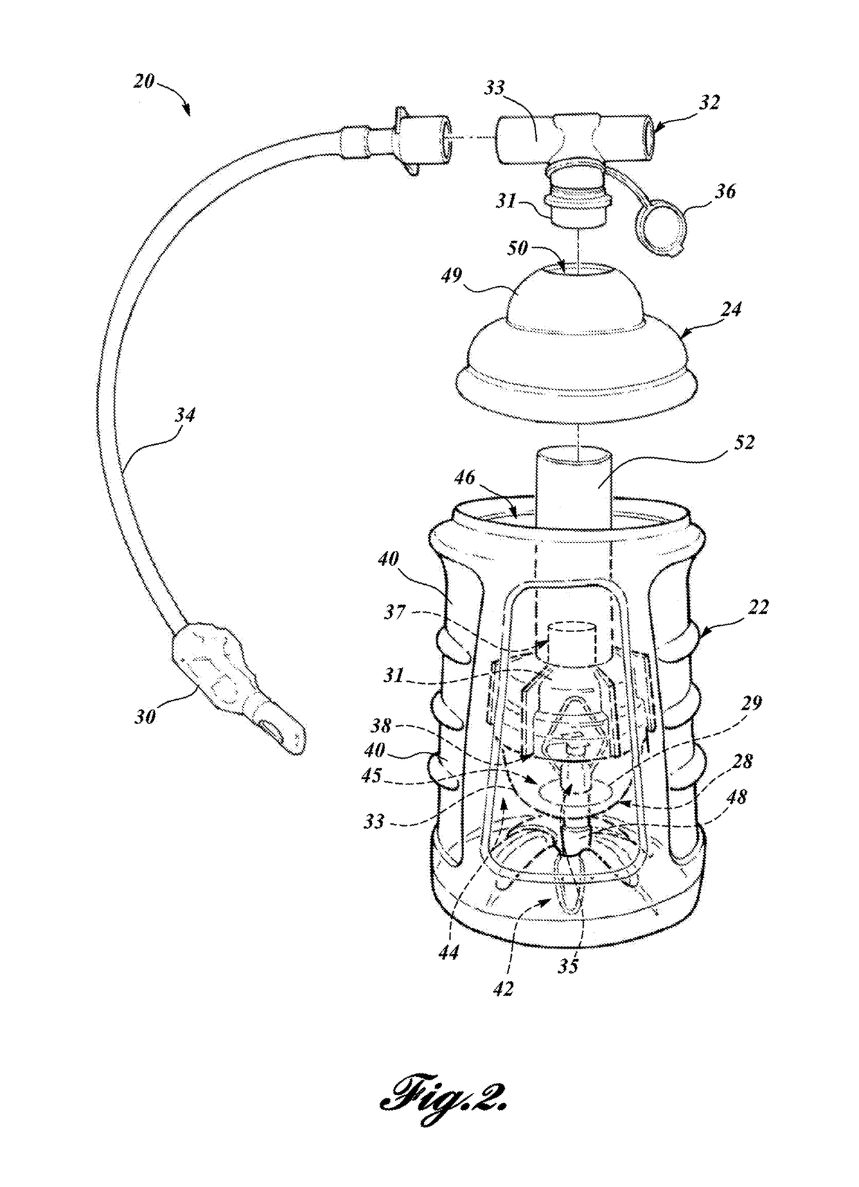 Thermal material nebulizing system