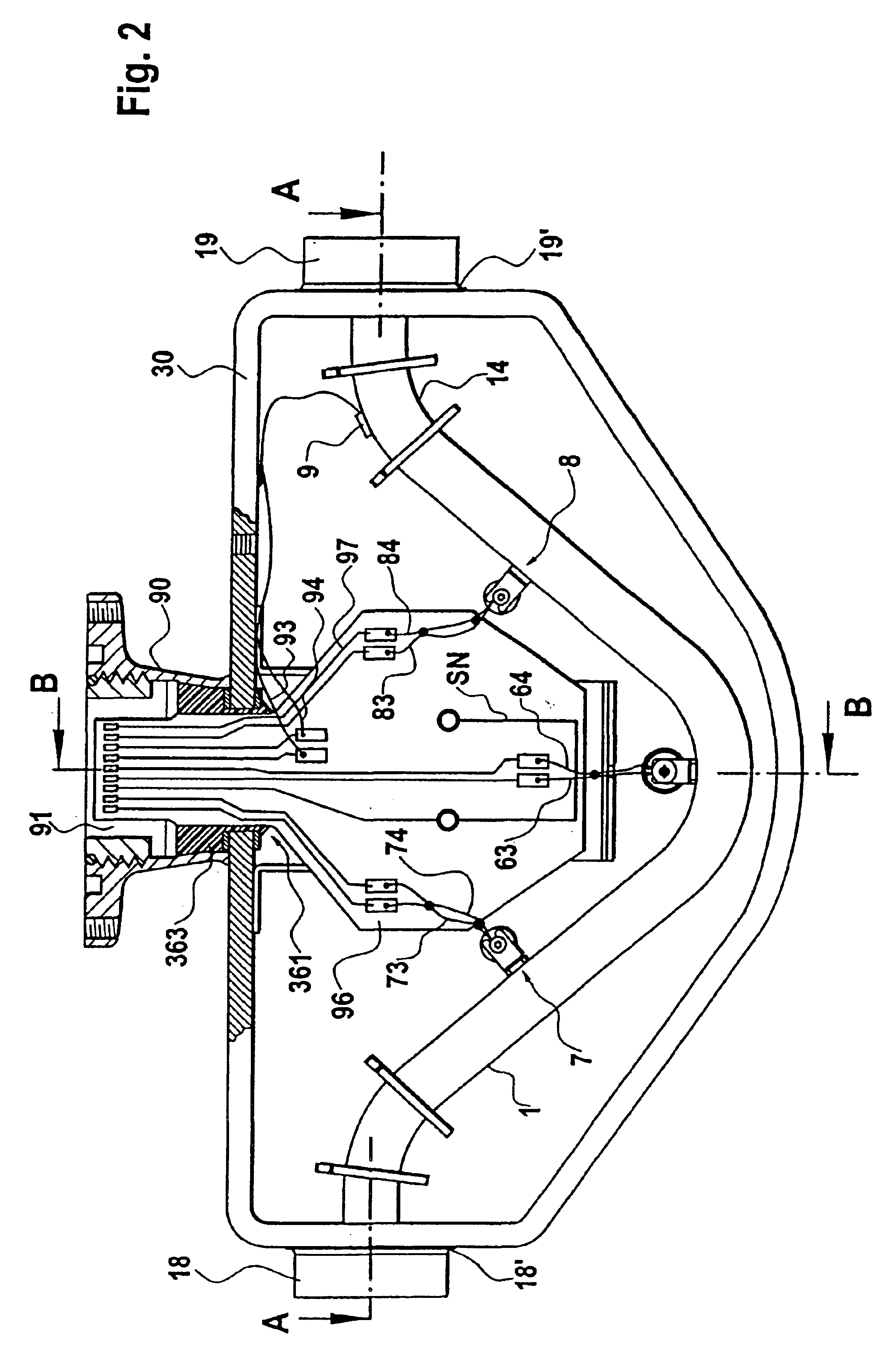 Coriolis mass flow rate/density/viscoy sensor with two bent measuring tubes