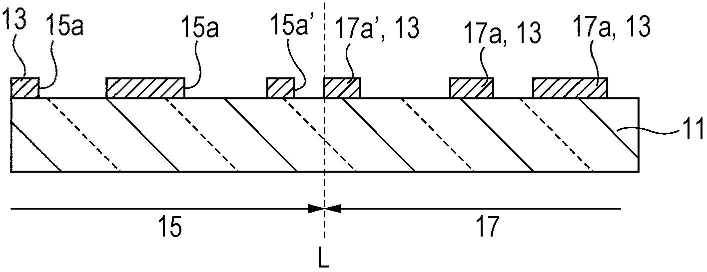 Transparent electrode device, information input device, and electronic equipment