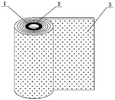 Dacron normal-temperature needle-punched felt with shrinking function