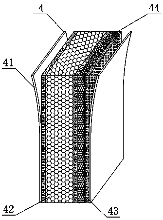 Dacron normal-temperature needle-punched felt with shrinking function