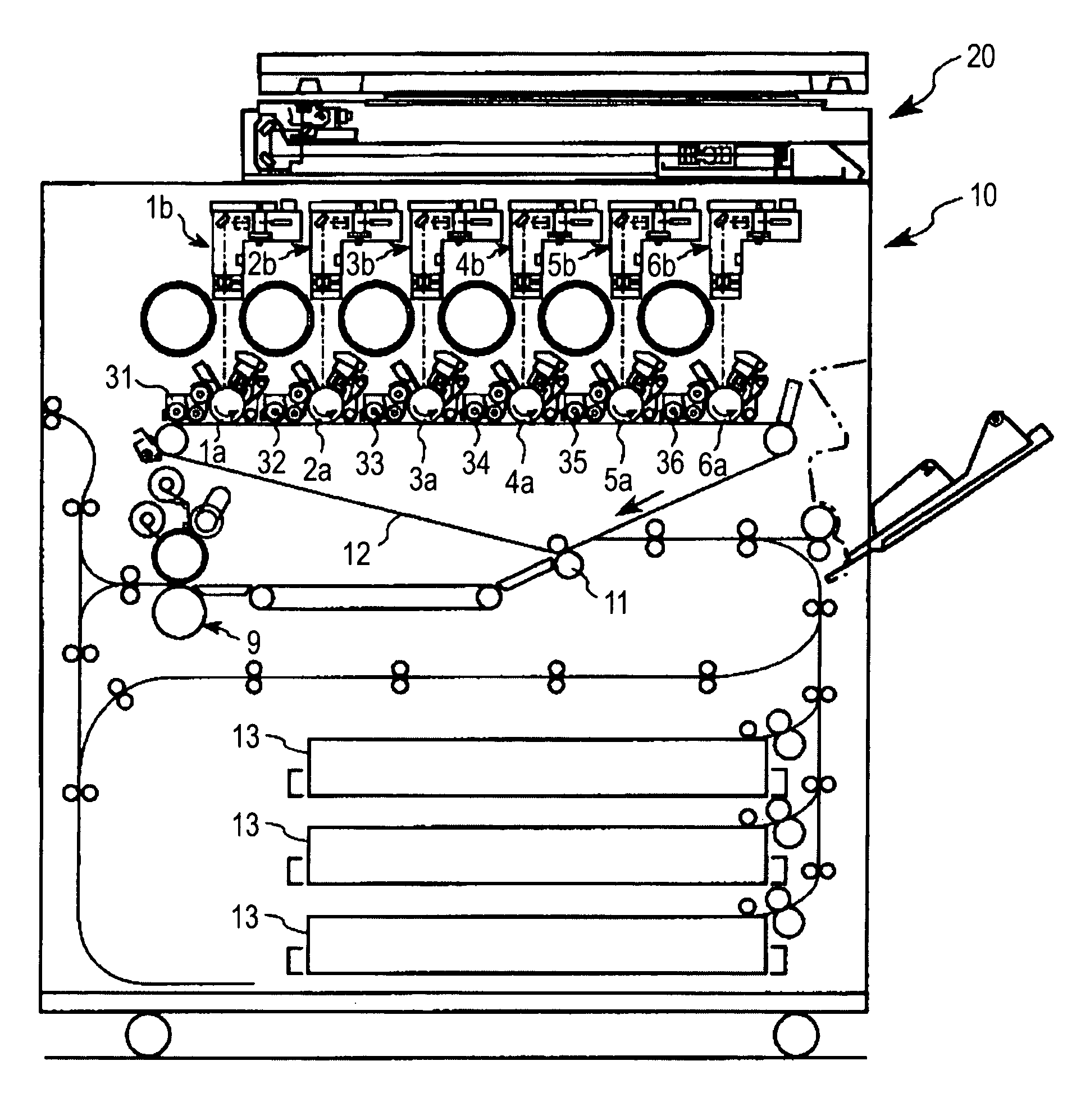 Image forming apparatus featuring a changeable mixing ratio of deep and pale color toners