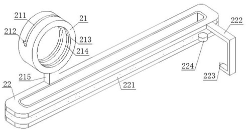 Pre-positioning device for ultrasonic detection and implementation method thereof