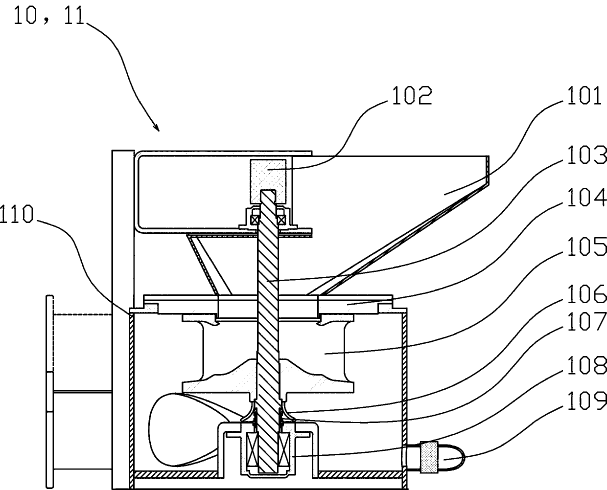 Sand conveying and mixed discharging system and control method