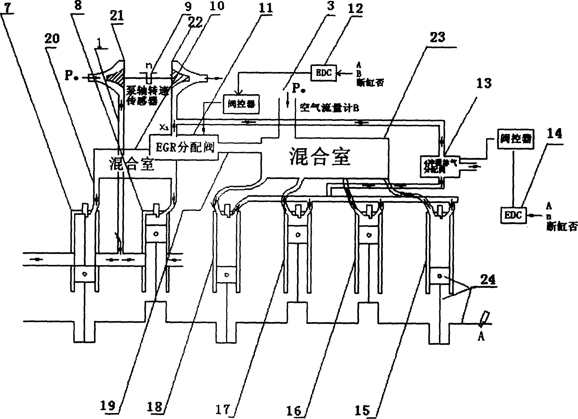 Variable stroke engine and working method thereof