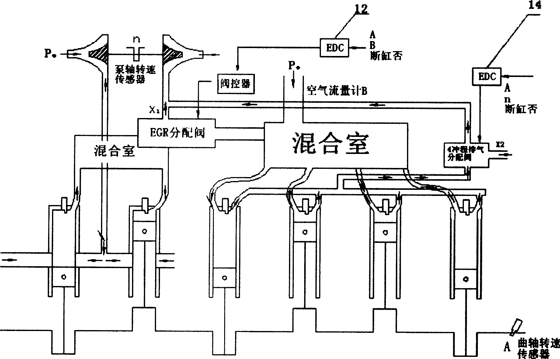 Variable stroke engine and working method thereof