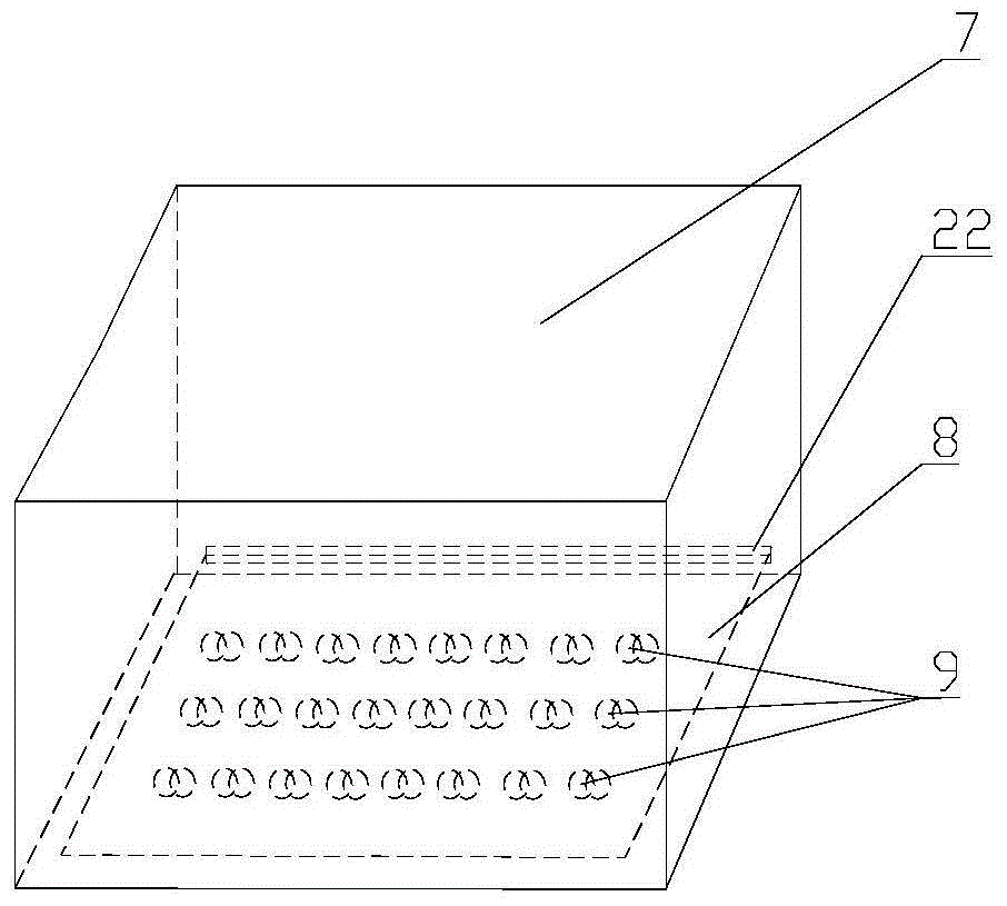 A simulated tailings dam ecological slope protection system