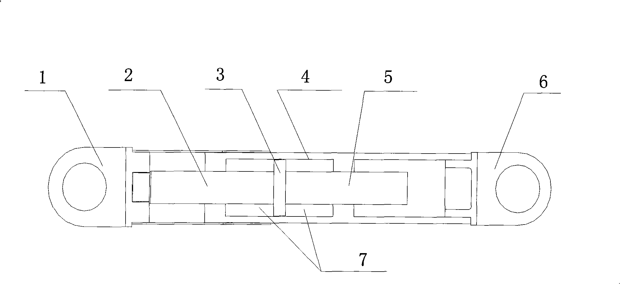 Viscous damping device with axial position limiter