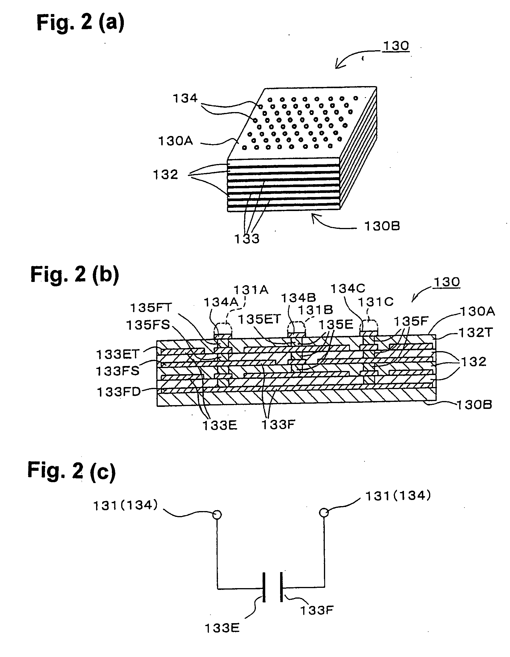 Capacitor-built-in-type printed wiring substrate printed wiring substrate, and capacitor