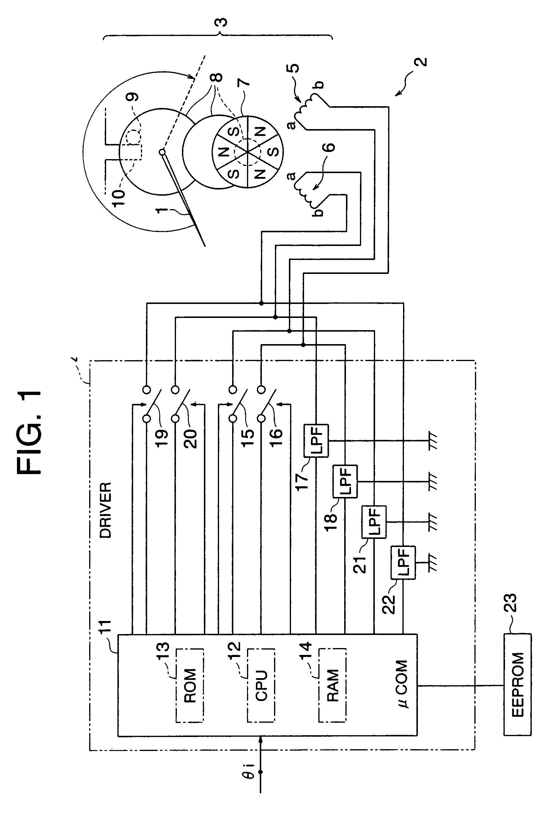 Stepper motor apparatus and method for controlling stepper motor