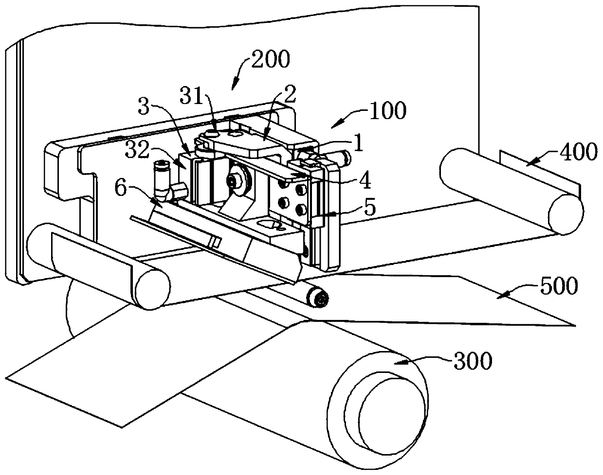 A kind of driving device of printing head and thermal printer thereof