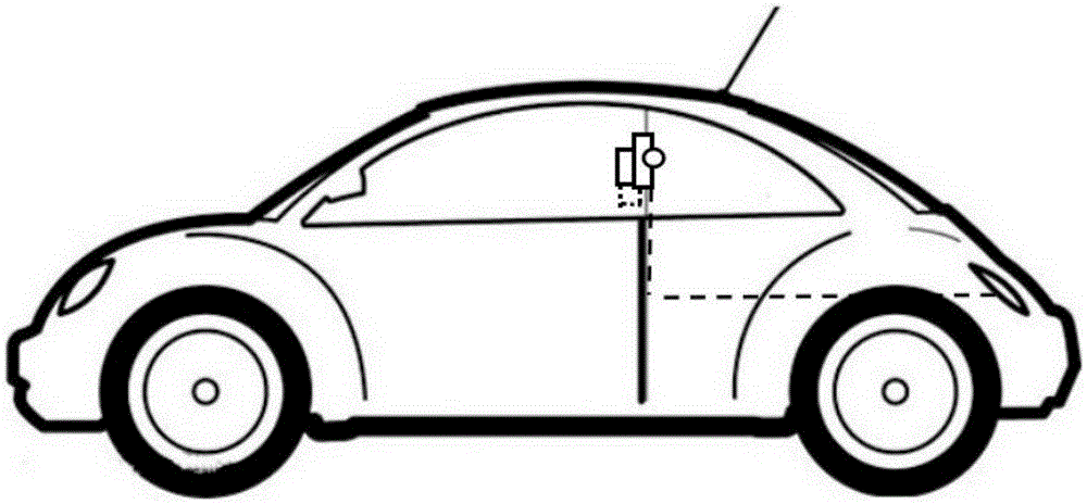 Dynamic projection method and system based on automobile traveling