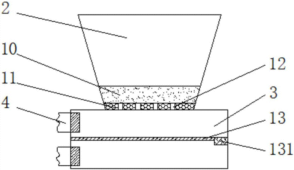 Automatic watering type flowerpot rack