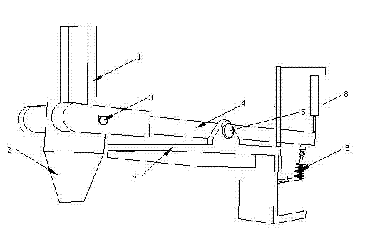 Lifter for lead cup of high-position plate casting machine