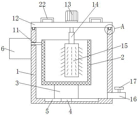 Cleaning device for camellia oleifera fruit processing