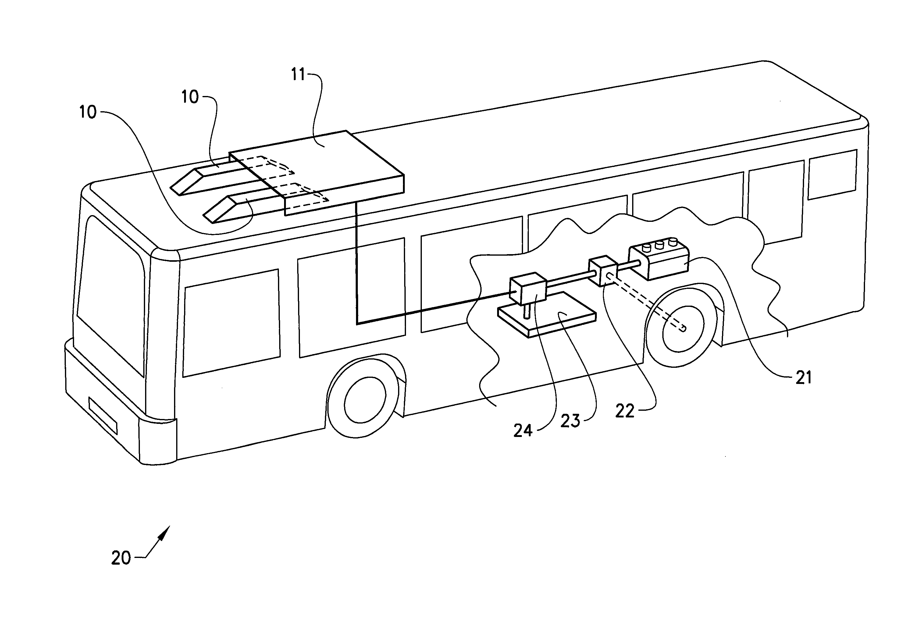 Protection arrangement for an electric vehicle