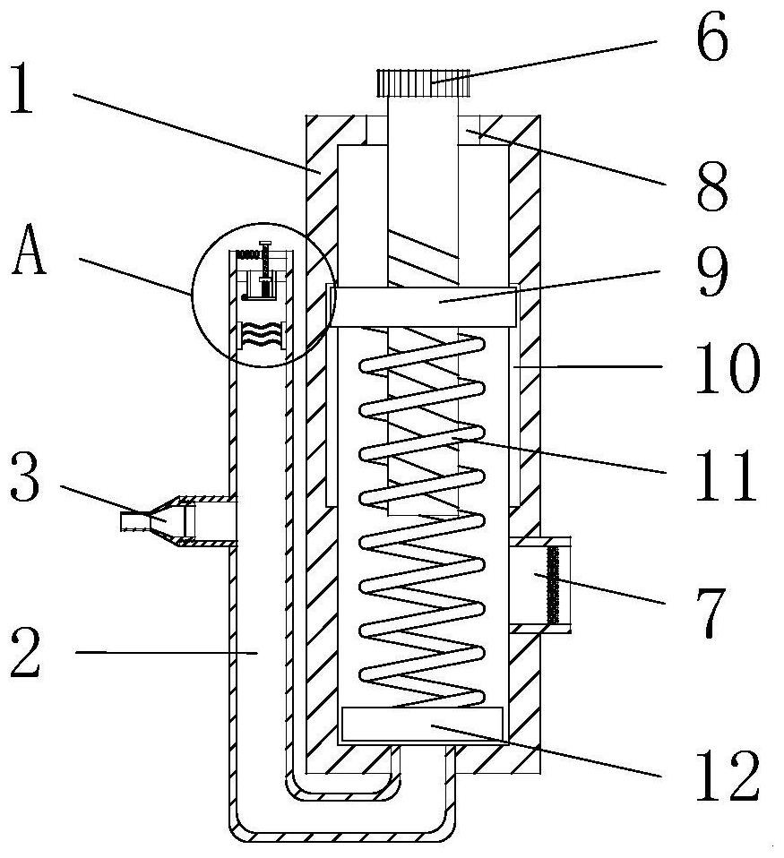 Breathing training device for general thoracic surgery nursing and using method thereof