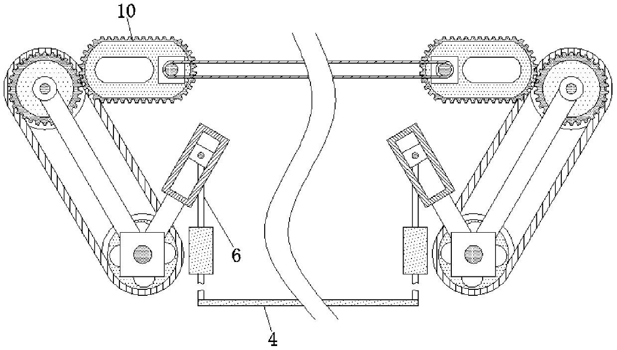 Intelligent sealing machine capable of ensuring heat sealing stability based on intermittent reciprocating motion