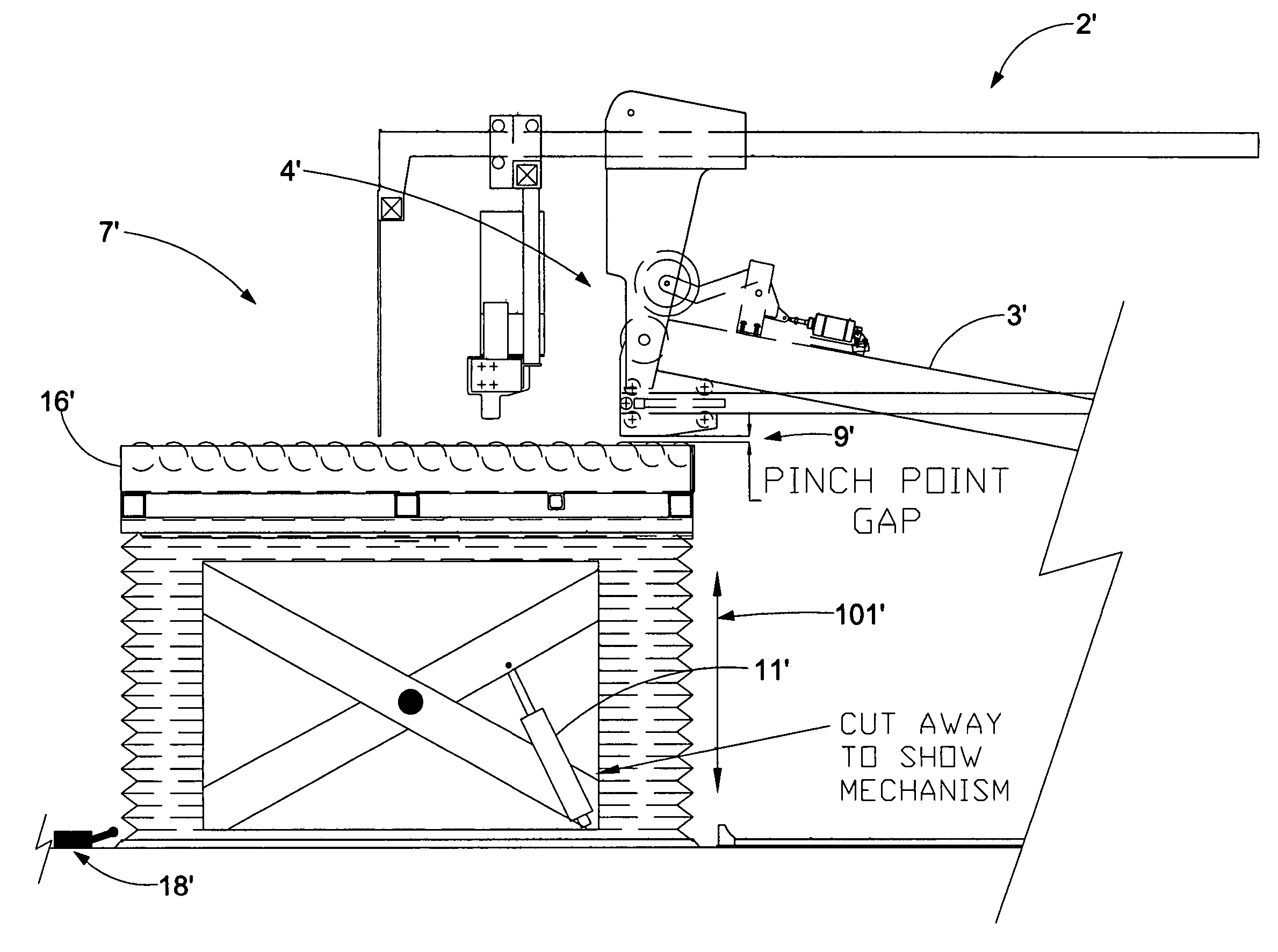 Load change safety system