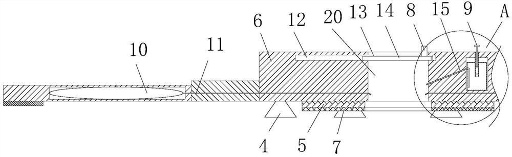 Incision recovery nursing device for general surgery department