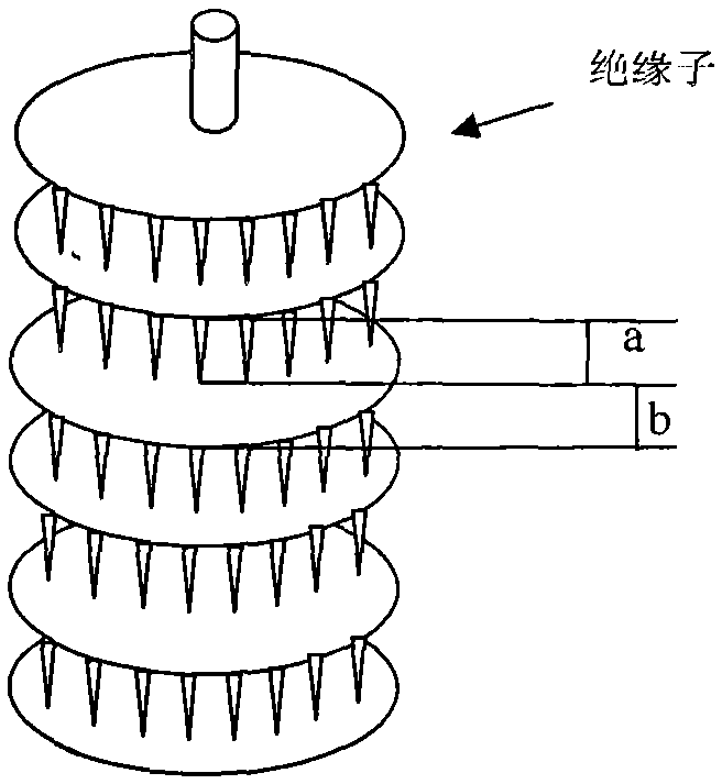 Charged insulator string icing bridging degree intelligent image analysis method