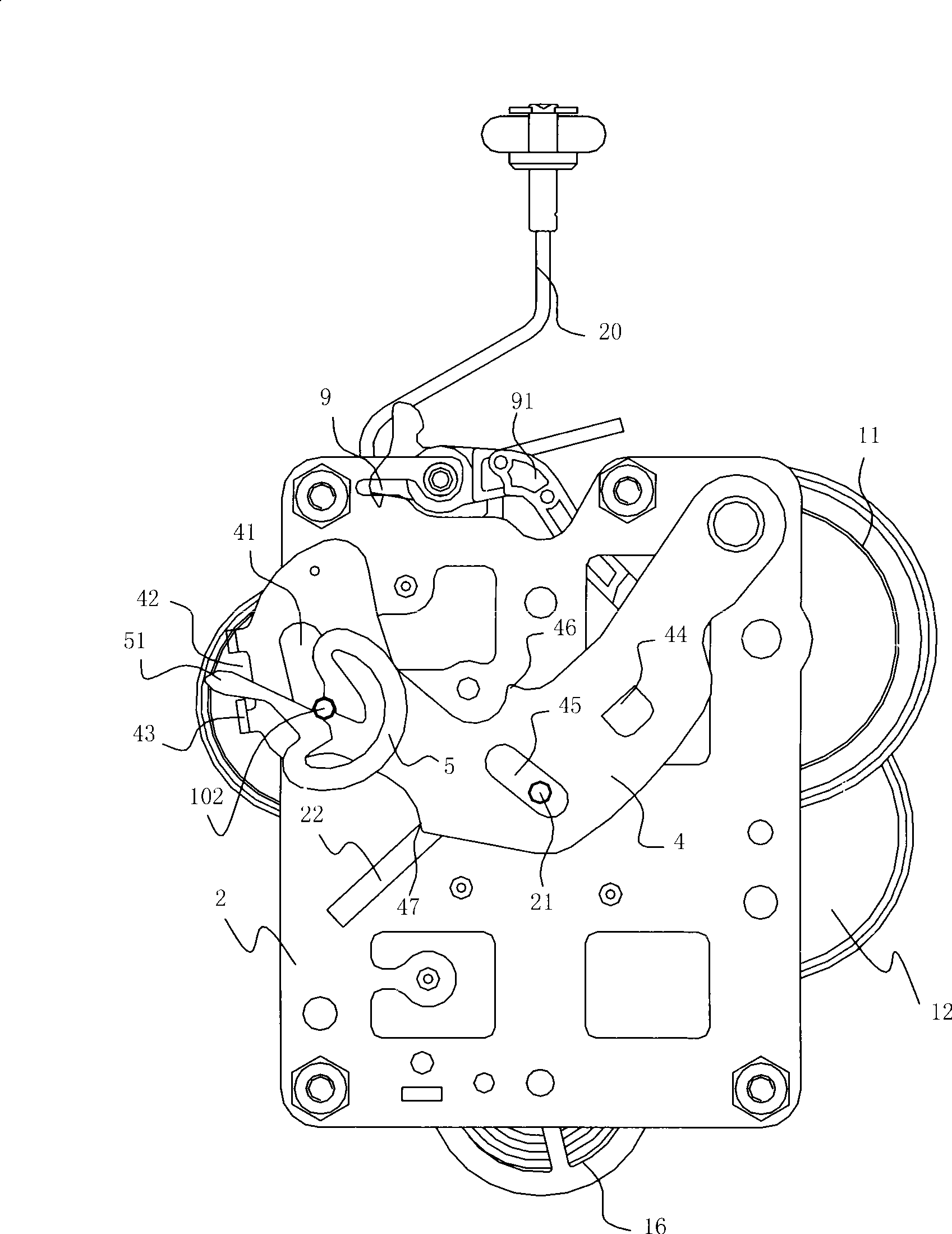 Movement apparatus of mechanical clock with three-segment gradually alarming function