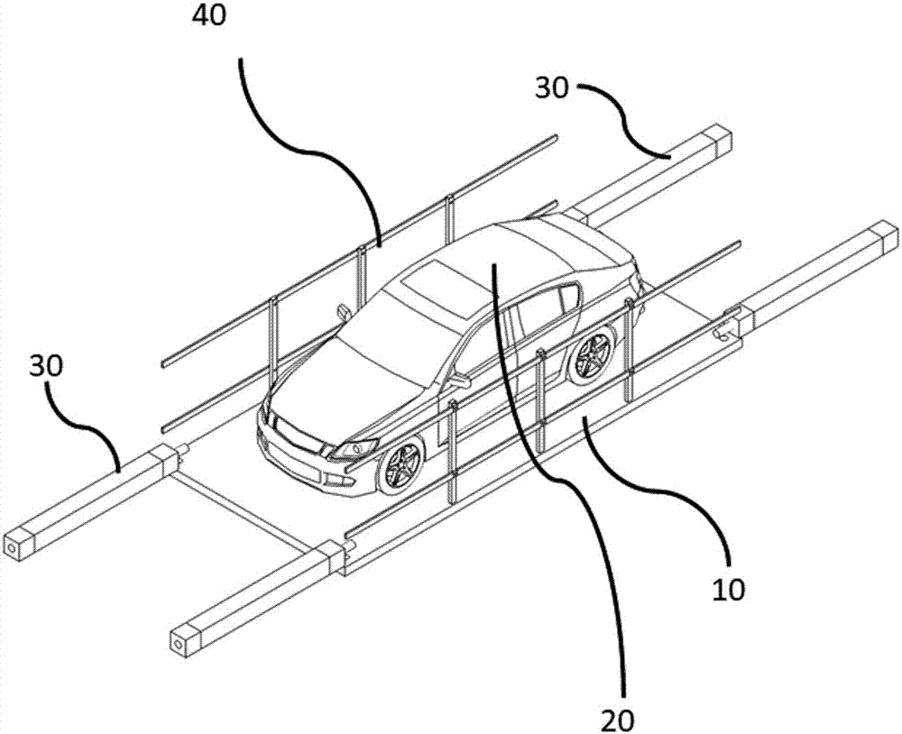 Robotic parking device and handling method